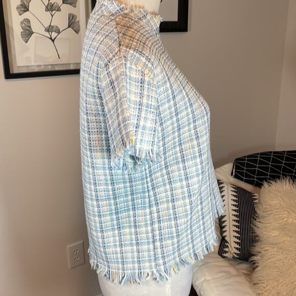 Lili Sidonio Molly Bracken cropped tweed blouse - Picture 7 of 11